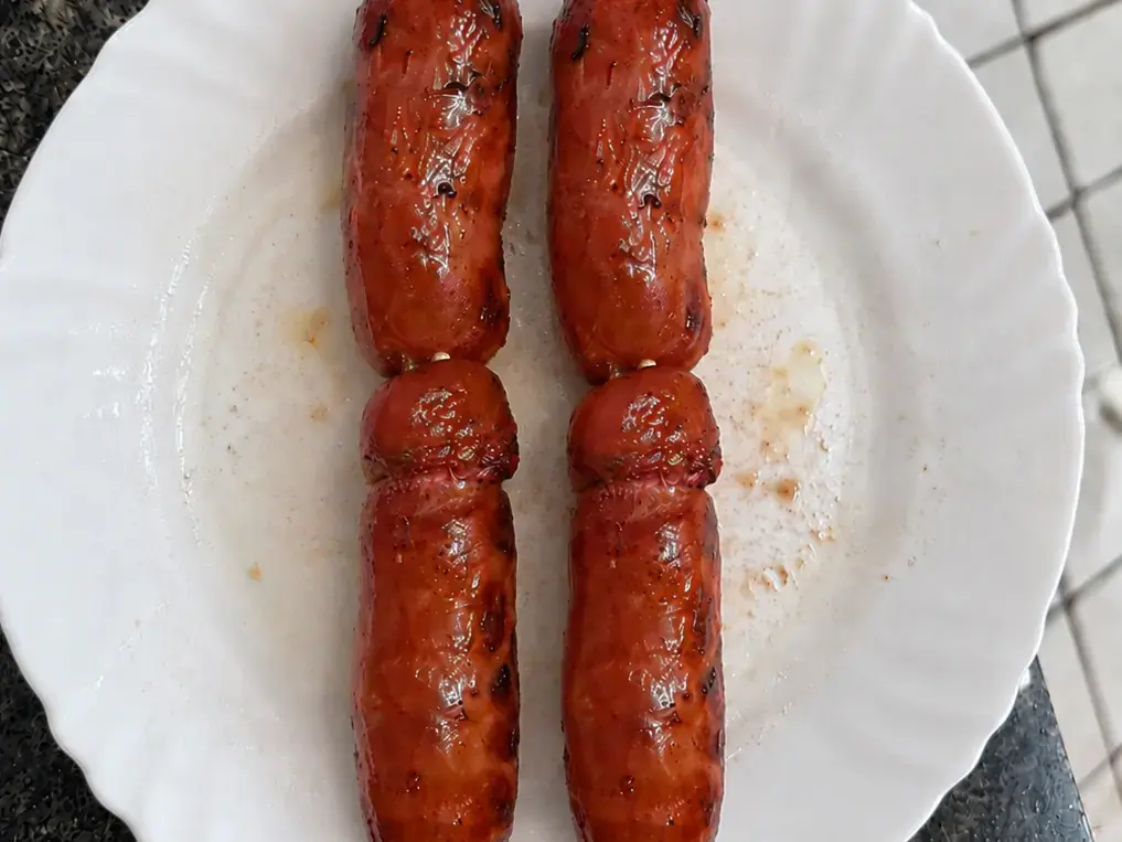 Foto de 2 Espetos de Linguiça Toscana